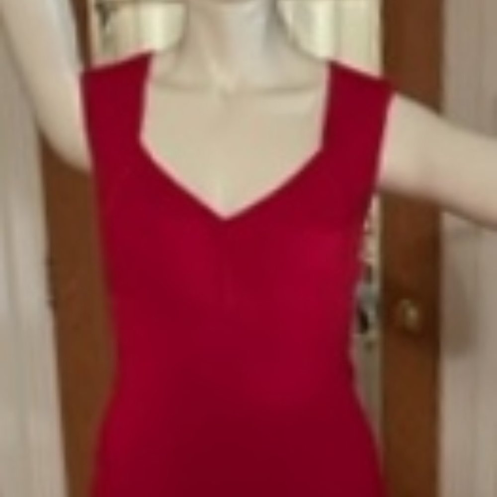 Robe moulante rouge